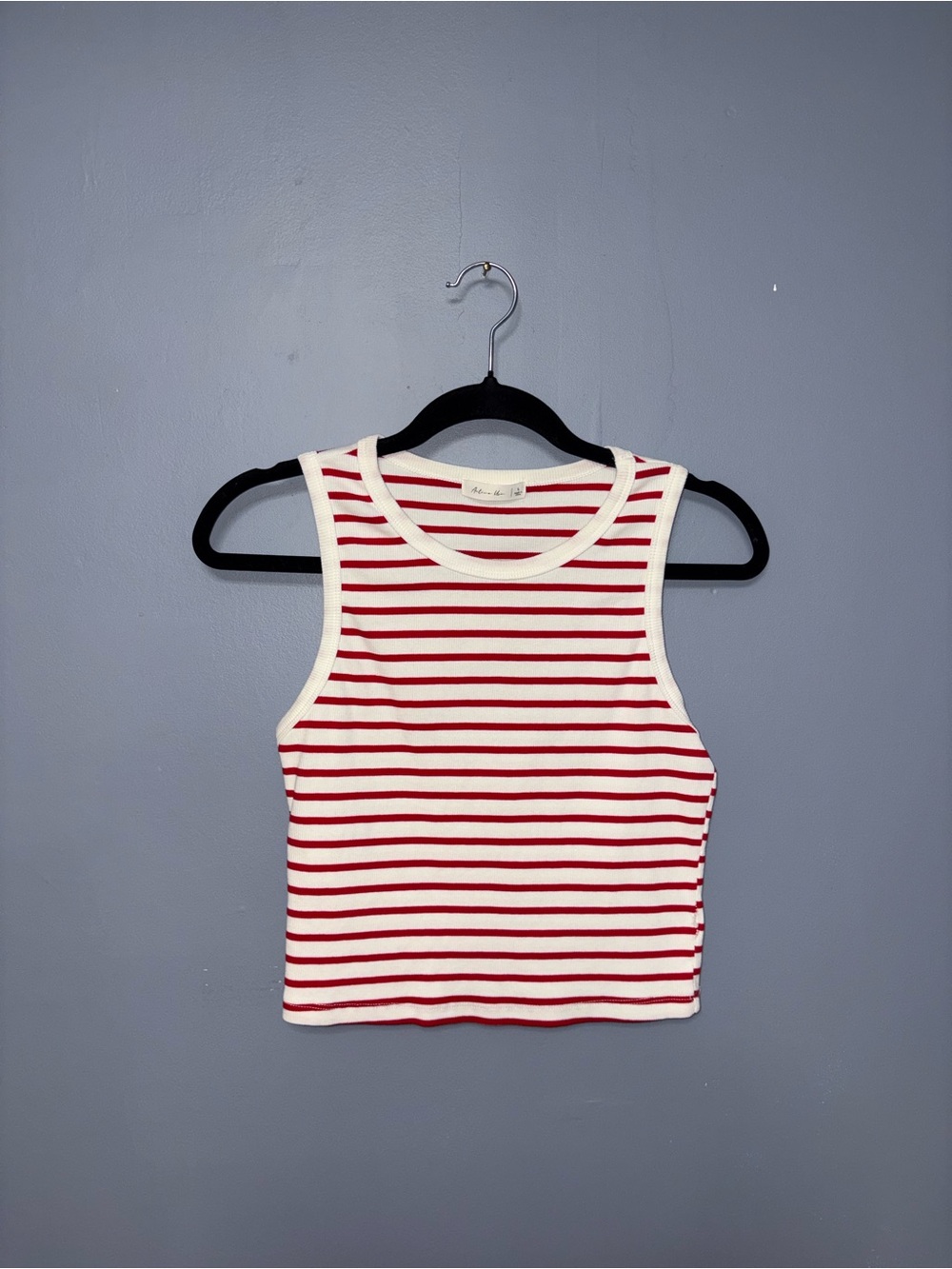 Active USA | White Striped TankTop